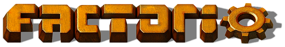 Factorioの公式ゲームロゴ